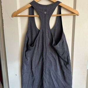 Medium sized lululemon gray blue tank top